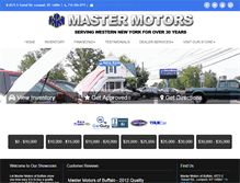 Tablet Screenshot of mastermotorsofbuffalo.com